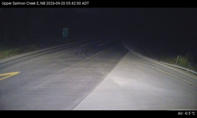 Web Cam image of Upper Salmon Creek (NB Highway 10)