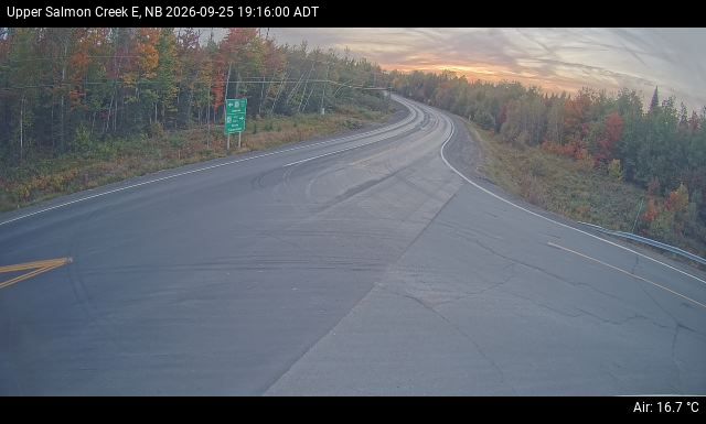 Web Cam image of Upper Salmon Creek (NB Highway 10)