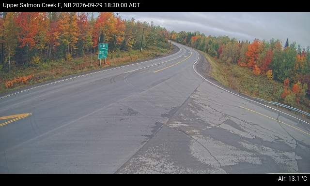Web Cam image of Upper Salmon Creek (NB Highway 10)