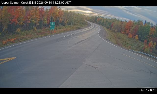 Web Cam image of Upper Salmon Creek (NB Highway 10)