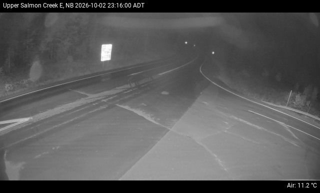 Web Cam image of Upper Salmon Creek (NB Highway 10)