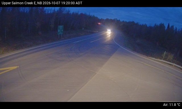 Web Cam image of Upper Salmon Creek (NB Highway 10)