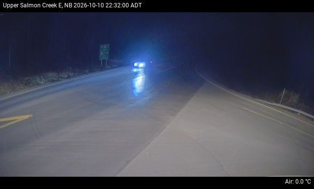 Web Cam image of Upper Salmon Creek (NB Highway 10)