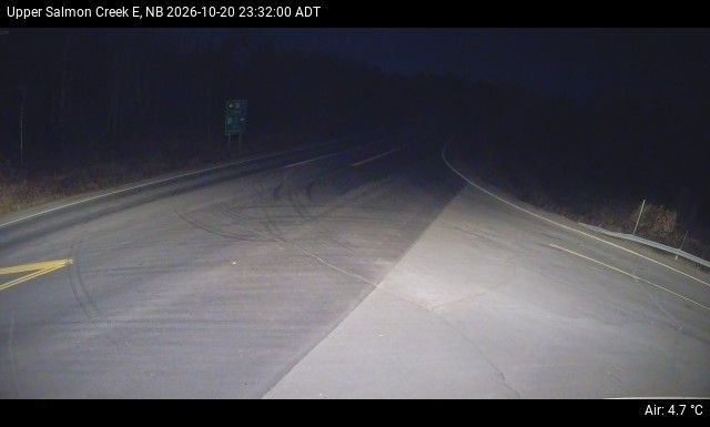 Web Cam image of Upper Salmon Creek (NB Highway 10)