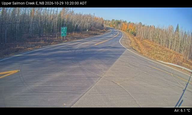 Web Cam image of Upper Salmon Creek (NB Highway 10)