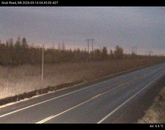 Web Cam image of Grub Road (NB Highway 10)