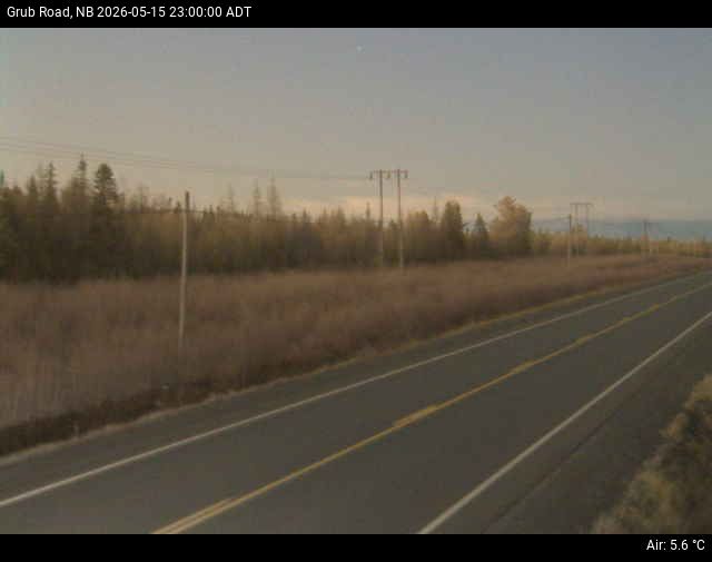 Web Cam image of Grub Road (NB Highway 10)