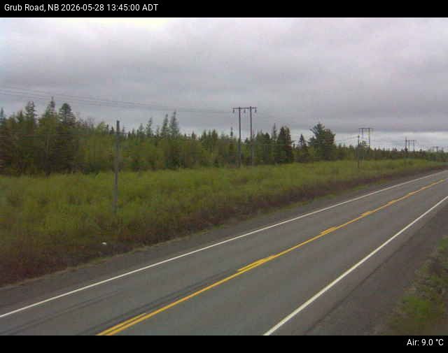Web Cam image of Grub Road (NB Highway 10)