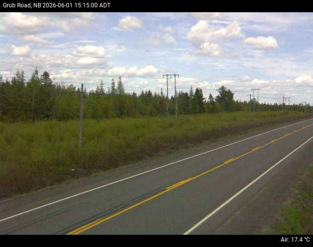 Web Cam image of Grub Road (NB Highway 10)