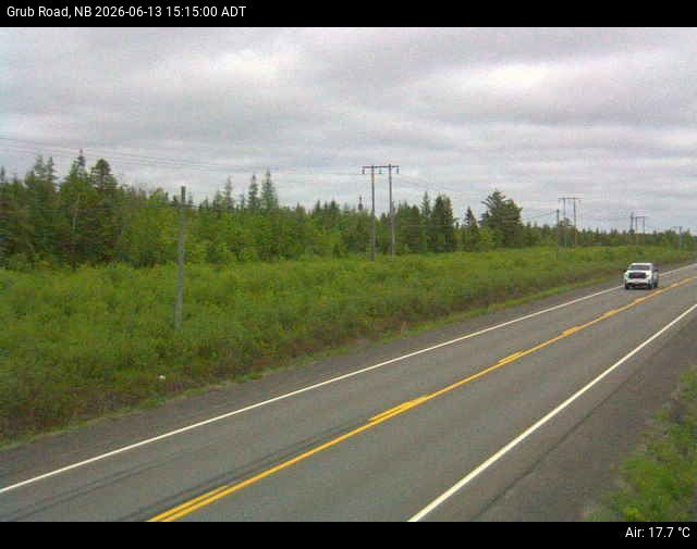 Web Cam image of Grub Road (NB Highway 10)
