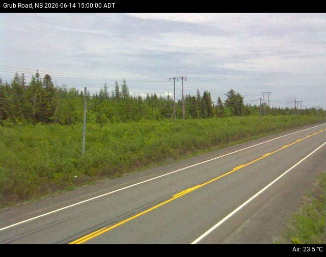 Web Cam image of Grub Road (NB Highway 10)