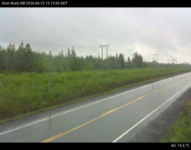Web Cam image of Grub Road (NB Highway 10)