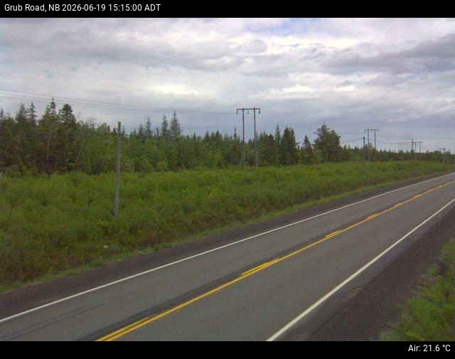 Web Cam image of Grub Road (NB Highway 10)
