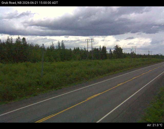 Web Cam image of Grub Road (NB Highway 10)