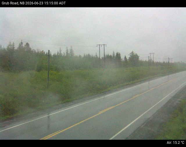 Web Cam image of Grub Road (NB Highway 10)