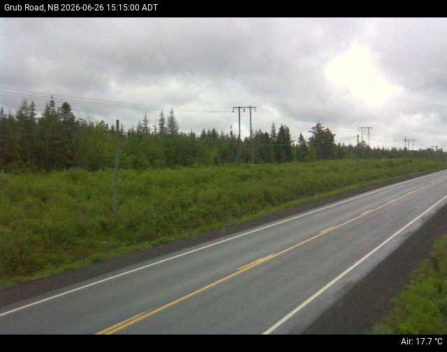 Web Cam image of Grub Road (NB Highway 10)