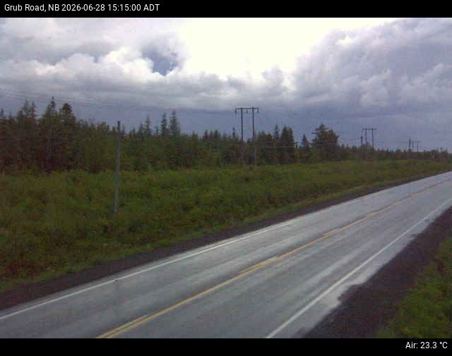 Web Cam image of Grub Road (NB Highway 10)