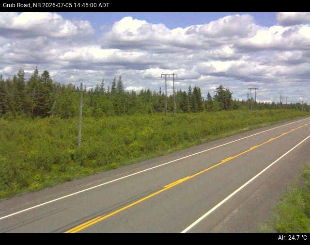 Web Cam image of Grub Road (NB Highway 10)