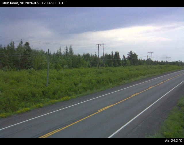 Web Cam image of Grub Road (NB Highway 10)
