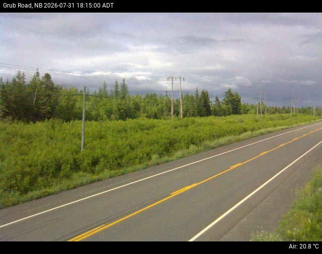 Web Cam image of Grub Road (NB Highway 10)