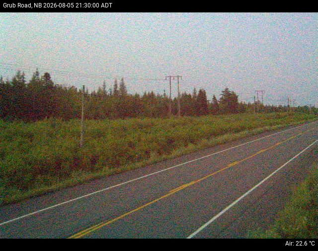Web Cam image of Grub Road (NB Highway 10)