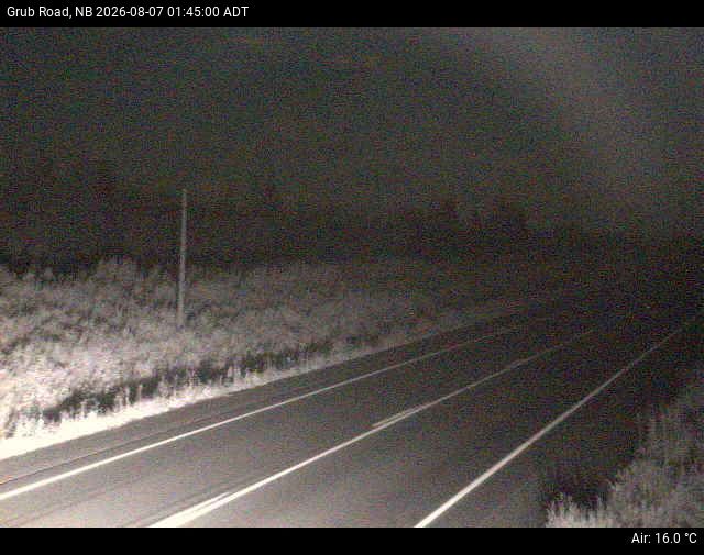 Web Cam image of Grub Road (NB Highway 10)