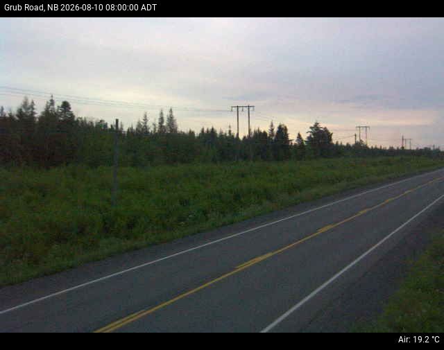 Web Cam image of Grub Road (NB Highway 10)