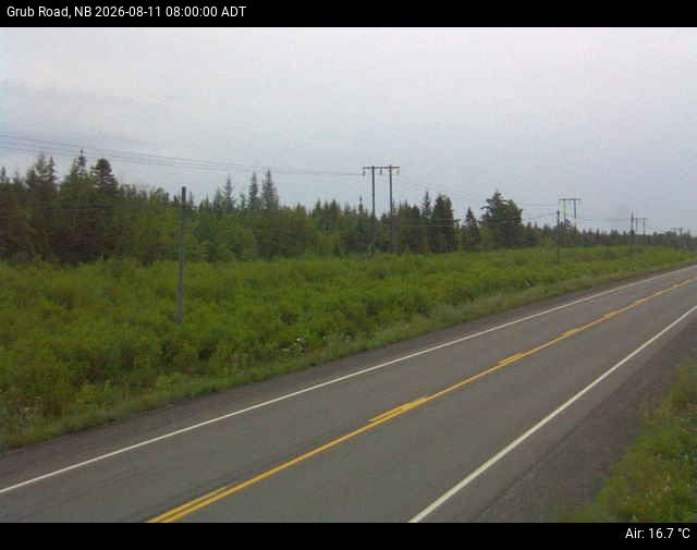 Web Cam image of Grub Road (NB Highway 10)