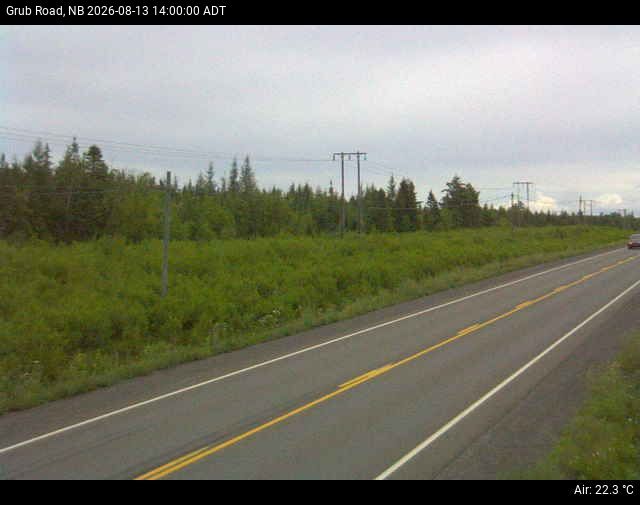 Web Cam image of Grub Road (NB Highway 10)