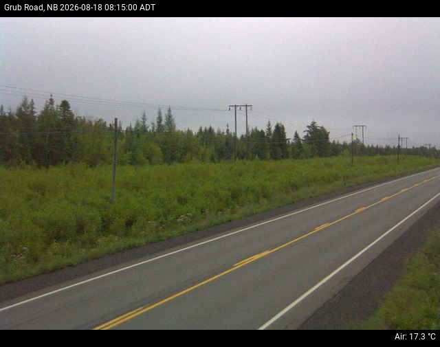 Web Cam image of Grub Road (NB Highway 10)