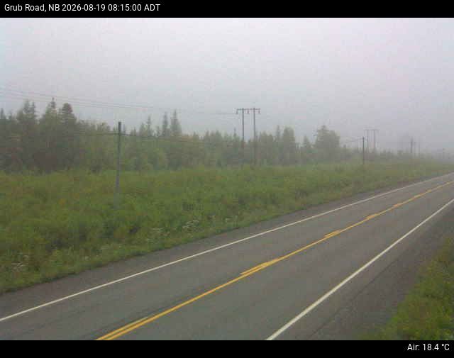 Web Cam image of Grub Road (NB Highway 10)