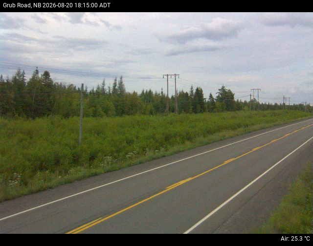 Web Cam image of Grub Road (NB Highway 10)