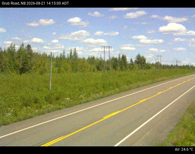 Web Cam image of Grub Road (NB Highway 10)