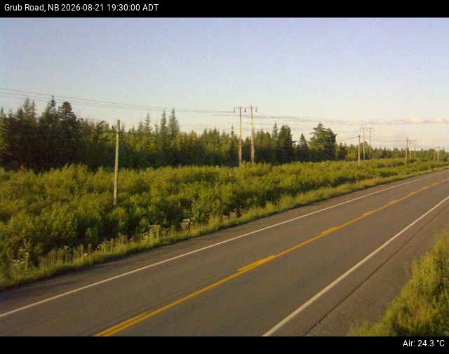 Web Cam image of Grub Road (NB Highway 10)