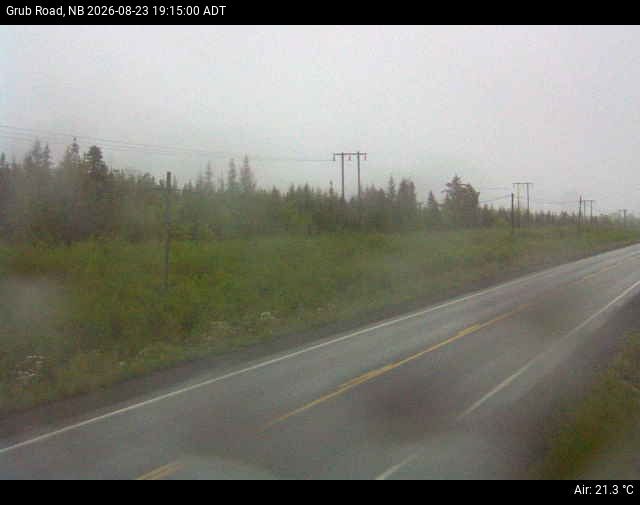 Web Cam image of Grub Road (NB Highway 10)