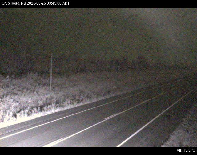 Web Cam image of Grub Road (NB Highway 10)