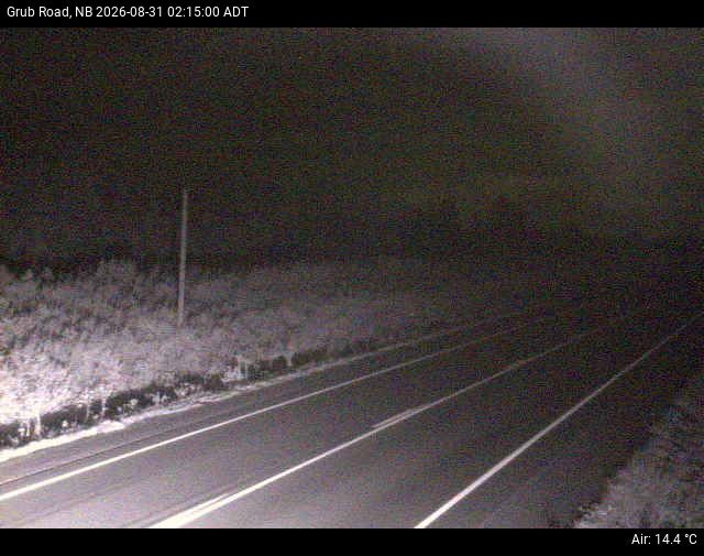 Web Cam image of Grub Road (NB Highway 10)