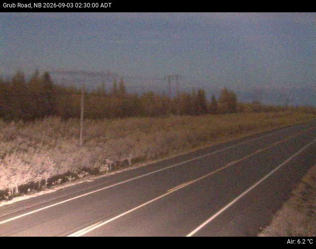 Web Cam image of Grub Road (NB Highway 10)