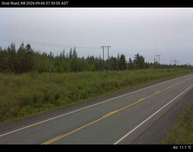 Web Cam image of Grub Road (NB Highway 10)