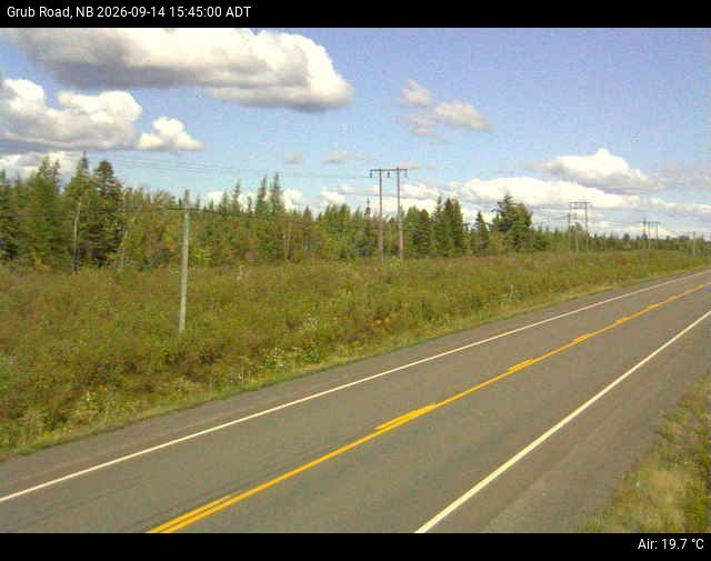 Web Cam image of Grub Road (NB Highway 10)