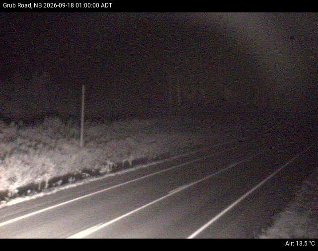 Web Cam image of Grub Road (NB Highway 10)