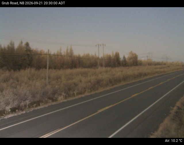 Web Cam image of Grub Road (NB Highway 10)