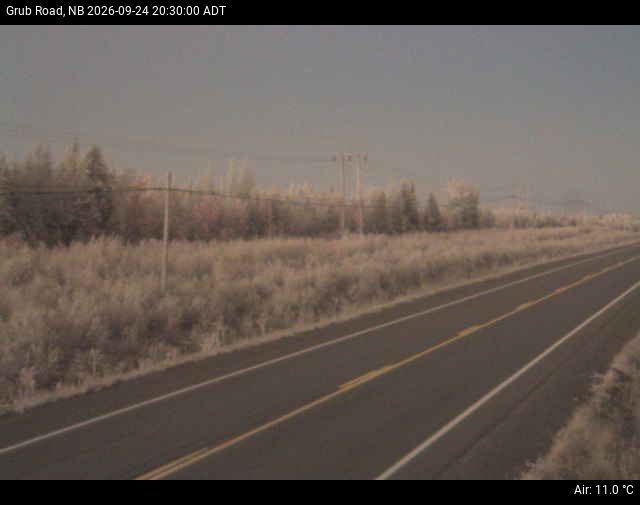 Web Cam image of Grub Road (NB Highway 10)