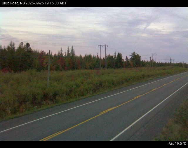 Web Cam image of Grub Road (NB Highway 10)
