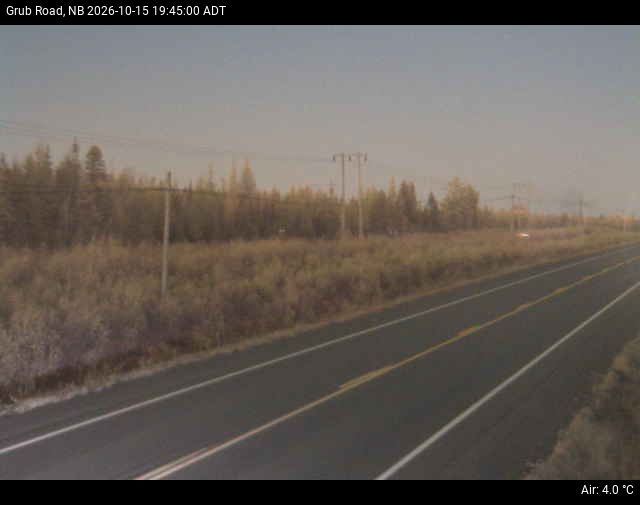 Web Cam image of Grub Road (NB Highway 10)