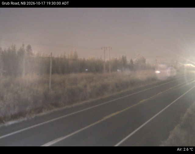 Web Cam image of Grub Road (NB Highway 10)