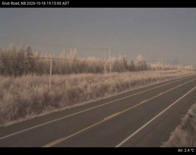 Web Cam image of Grub Road (NB Highway 10)
