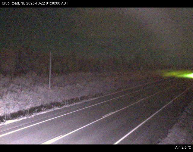 Web Cam image of Grub Road (NB Highway 10)