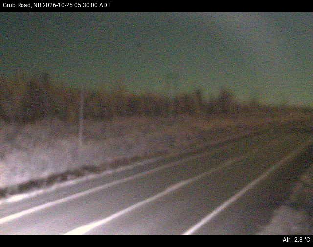 Web Cam image of Grub Road (NB Highway 10)
