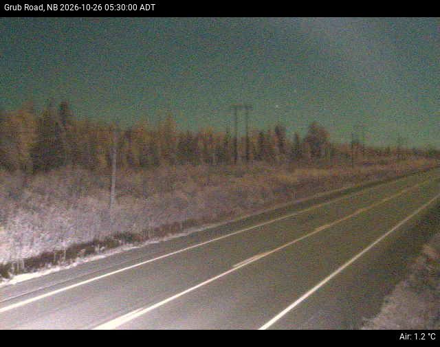 Web Cam image of Grub Road (NB Highway 10)